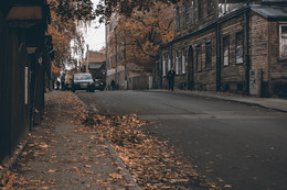 Осень на окраине / Московский форштадт, Рига.
