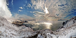 зимняя сказка Киммерии / Crimea
был мороз около -20, испарения моря поднимались на высоту более 100м...