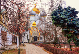 Осень в Новодевичьем / Новодевичий монастырь в Москве