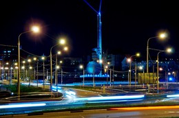 Калуга / Въезд в Калугу.Памятник 600-летию города.