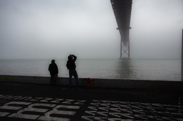 возможно это был мираж / мост, туман