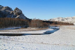 Зимняя зарисовка / Степная и горная зона Хакасии