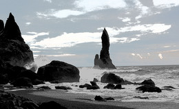 Черные пески и скалы / Исландия