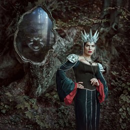 dark Queen / The project &quot;Fairy Kiev&quot; with the participation of Ukrainian stars. Model: Vlada Litovchenko