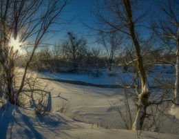 Про утро , речку и солнце... / зима!..