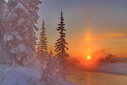 вечерний мороз декабря... / Иркутская область Казачинско-Ленский район