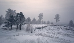 Зимний ландшафт. / ***