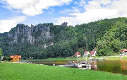 Саксонская Швейцария / Эльба, паромная переправа