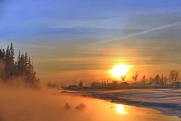 Морозный этюд декабря. / Иркутская область Казачинско-Ленский район.