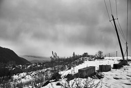 Зимний пейзаж / Сочинский снег