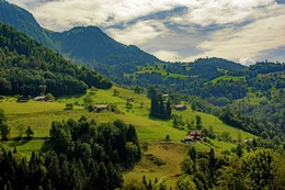 Предгорья Альп. Франция. / По дороге в Анси. Верхняя Савойя.