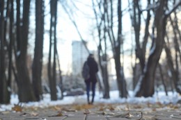 в парке городском / зимняя прогулка по парку в поиске нового вдохновения