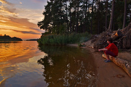 Время размышлений / устье реки Гауя, Латвия.