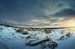 Зима HDR / Ломоносов