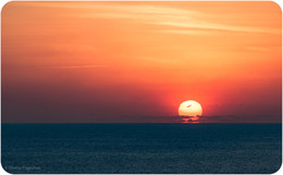 Sunset at Jeju Island. / Закат на острове Чеджу.