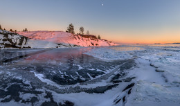 Морозный вечер / Карелия. Ладожское озеро. 6 февраля, 2017 год. В течение недели планируется следующий фототур. Присоединяйтесь! Подробности здесь https://vk.com/topic-69994899_34929759.
