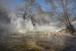 Морозное утро. / река Листвянка Рязань.