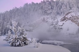 морозные утренники января / Иркутская область Казачинско-Ленский район (утренний морозец - 45)