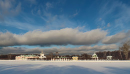 Январские облака над Москвой... / Усадьба Кусково...