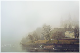 Утренний город в тумане / Nikon D5200