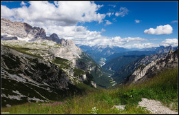 Альпийская долина / Доломитовые Альпы, Италия, август