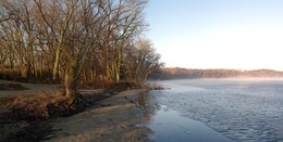 Ожидание весны / Озеро Мендота, Медисон, штат Висконсин. Четыре вертикальных кадра
