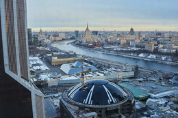 Вид с высоты 230 метров / Москва в 2017 г