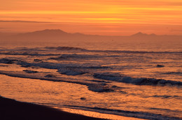 Оранжевое настроение / Рассвет, Халактырский пляж, Камчатка