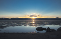 Закат на оз.Тургояк / Красивый закат на озере Тургояк,город Миасс Челябинская область