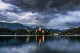 Скоро грянет буря / о. Блед, Национальный парк Триглав, Словения