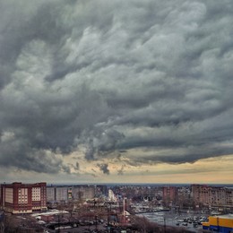 Небо над Томском / снято на мобильный телефон