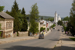 Дорога к храму. / Таруса.