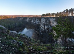 Айские притёсы на закате / Южный Урал