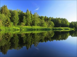 Параллельные миры. Кема. / Река Кема протекает на севере Вологодской области. Её исток находится на Андомской возвышенности, а устье у Белого озера – самого глубокого естественного водоёма на Вологодчине. Длина реки – около 150 км, крупнейшими притоками являются Индоманка и Корба (правый и левый соответственно).
 Большая часть реки протекает среди хвойного густого леса, практически не тронутого цивилизацией. Благодаря этому, вода в реке необычайно чистая, хоть и имеет бурый «железный» оттенок