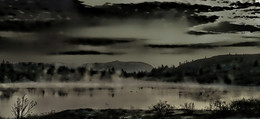 Мохнатый туман / Ночной туман над озером