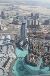 Районы, кварталы, жилые массивы / Дубай с высоты Бурдж Халифа
