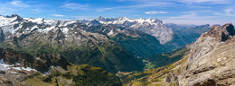 Вспоминая Швейцарию / Панорама на вершине горы Тиглис в Швейцарии.