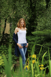 Анна / девушка в ботаническом саду