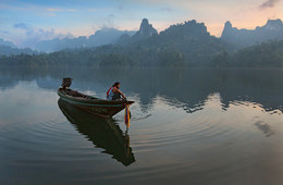 Рыбак Сомчай / Мое путешествие в Тайланд на озеро Чео Лан