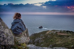 на краю земли / Испания, самый западный мыс страны - Финистерра, дальше только атлантический океан