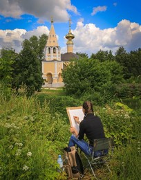 Юный художник. / ***