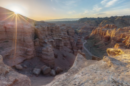 гранд чарын / Чарынский каньон на рассвете. Фото сделано в рамках моего фототура в Казахстан. Все следующие поездки, к которым можно присоединиться -http://ilyshev.photo