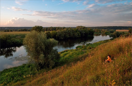 Тишина / Москва-река в районе Звенигорода