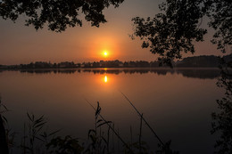 Утро на озере / Утренний пейзаж