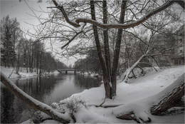 Река Сестра / Последний снегопад в Сестрорецке