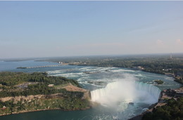 Ниагарский водопад / Вид с территории Канады