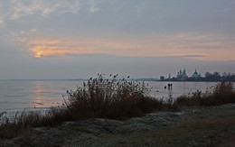 Первый лёд на озере Неро / Озеро Неро, Ростов Великий.