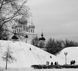 На горке / г. Дмитров, Московская область.