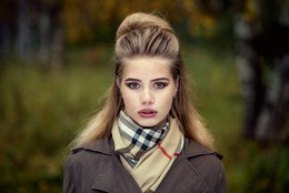Осенние оттенки / модель Ксюша Кошкарёва
причёска Галина Князева