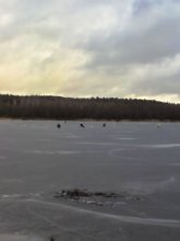 рыбаки на озере / в г. Слоним